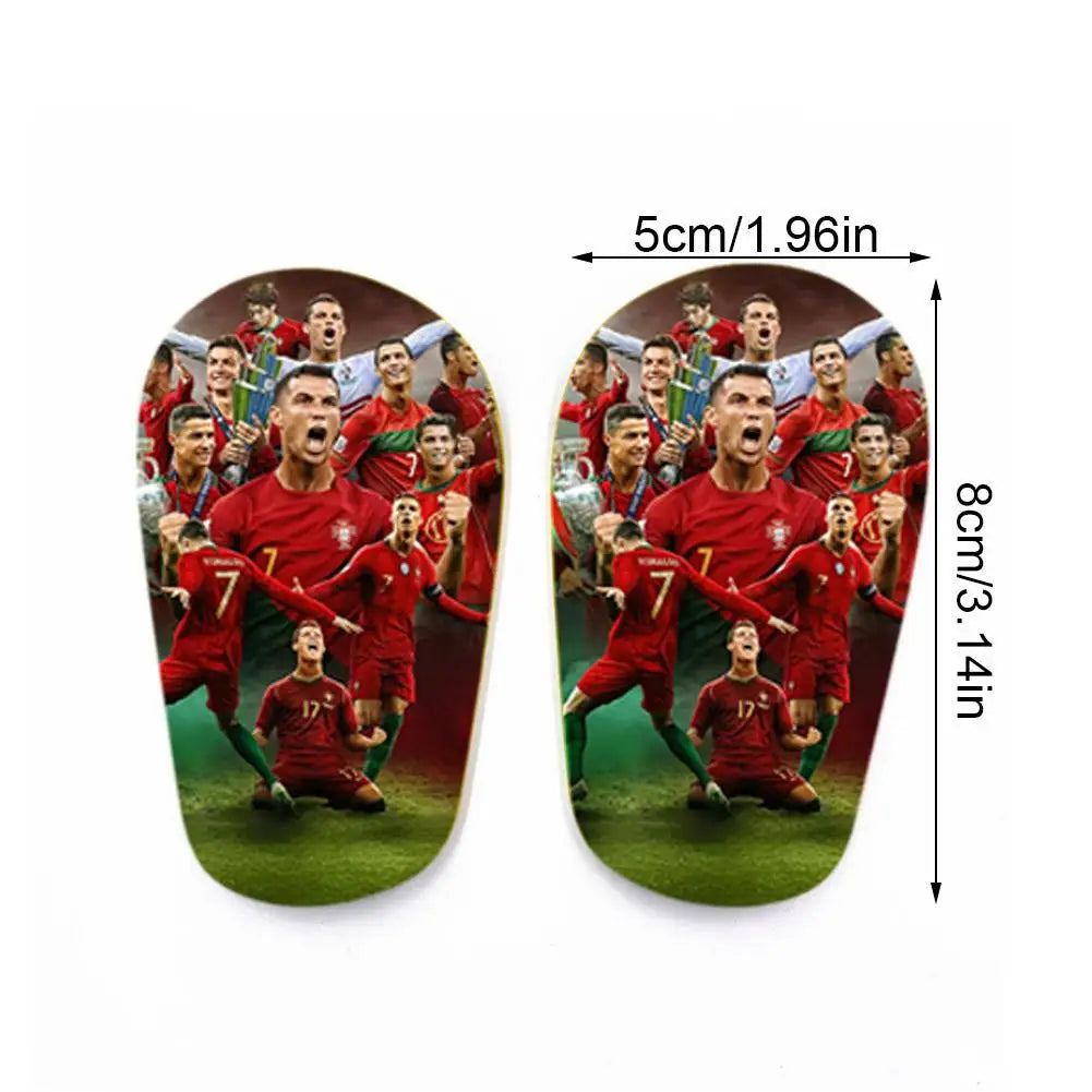 1 Pairs Mini Shin Guards Mini Football Shin Pads Football Protective Protective Equipment Shin Guards Football Fans
