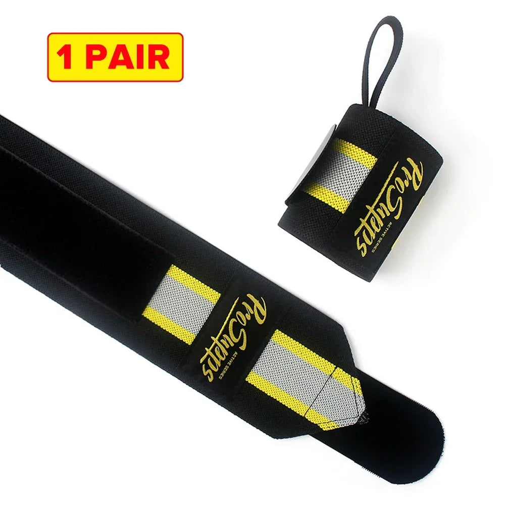 1 Pair Wrist Guard Wraps Sports Wristbands Wrist Brace Support For Gym Workouts Weight Lifting Fitness Gear Training