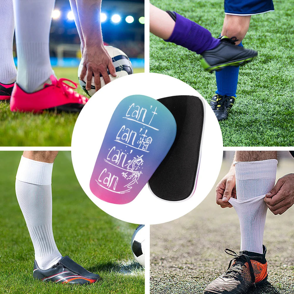 1 Pair EVA Football Shin Guards Soccer Mini Football Shields Football Protector Soccer Shin Guards Kids Youth Football Equipment
