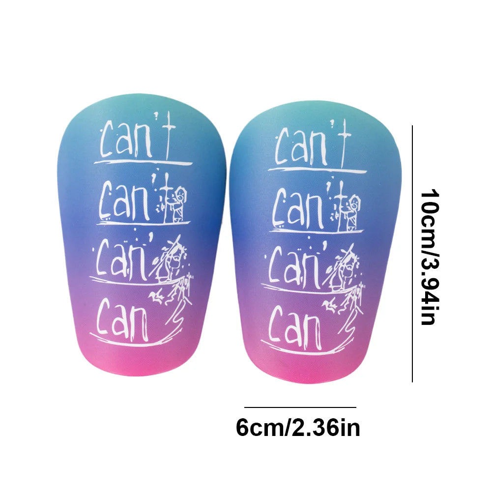1 Pair EVA Football Shin Guards Soccer Mini Football Shields Football Protector Soccer Shin Guards Kids Youth Football Equipment