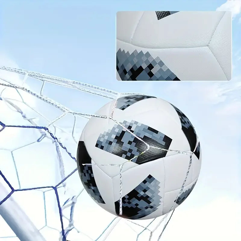 1 classic standard size 5 football PU leather football training and match ball, football outdoor game