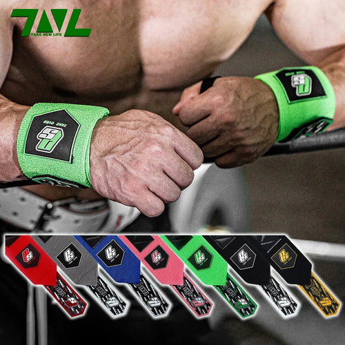 1 Pair Wrist Guard Wraps Sports Wristbands Wrist Brace Support For Gym Workouts Weight Lifting Fitness Gear Training